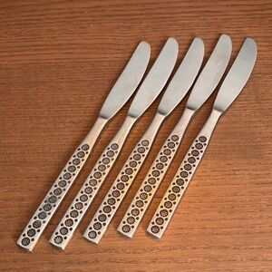 VINTAGE - Ramona Pattern Knives by Imperial International - Set of 5